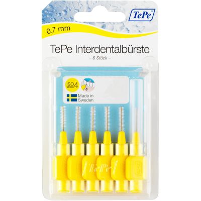 TEPE Interdentalbürste 0,7mm gelb