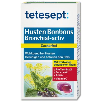 TETESEPT Husten Bonbons Bronchial-activ zuckerfrei