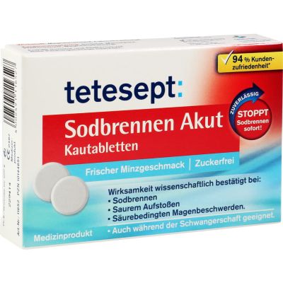 TETESEPT Sodbrennen Akut Kautabletten