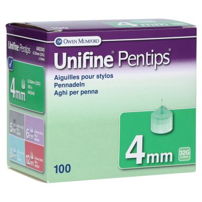 UNIFINE Pentips Kanüle 32 G 4 mm