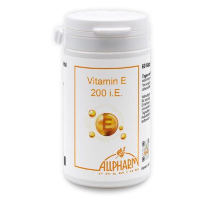 VITAMIN E ALLPHARM Premium 200 I.E. Kapseln