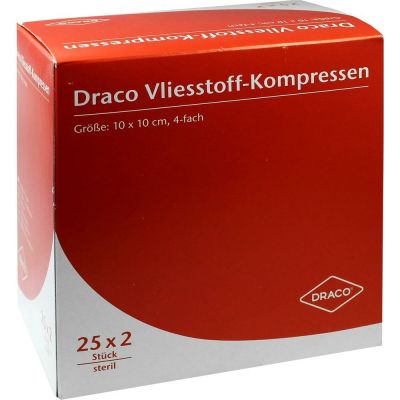 VLIESSTOFF-KOMPRESSEN 10x10 cm steril 4fach