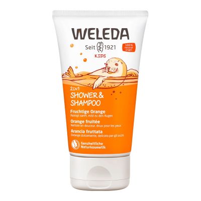 WELEDA Kids 2in1 Shower & Shampoo fruchtige Orange