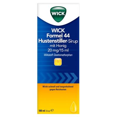 Wick Formel 44 Hustenstiller-sirup Mit Honig