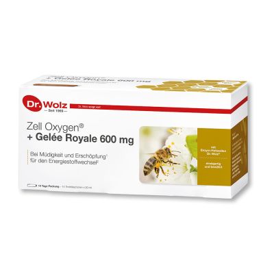 ZELL OXYGEN+Gelee Royale 600 mg Trinkampullen