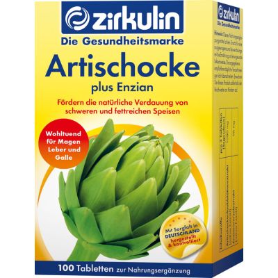 ZIRKULIN Artischocke plus Enzian Tabletten