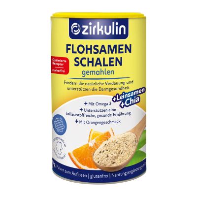 ZIRKULIN Flohsamenschalen gemahlen Pulver