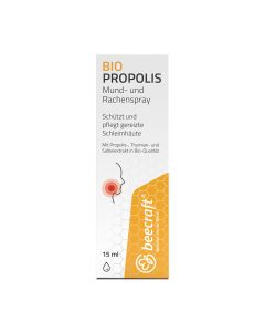 BEECRAFT Propolis BIO Mund- und Rachenspray-15 ml