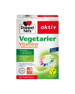 DOPPELHERZ Vegetarier Vitamine+Mineralstoffe Tabl.