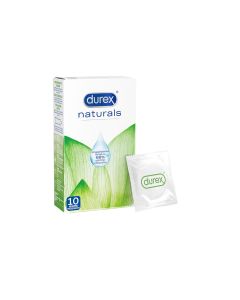 DUREX naturals Kondome mit Gleitgel wasserbasiert-10 St
