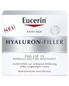 Eucerin Hyaluron-Filler Tagespflege normale Haut bis Mischhaut-50 ml