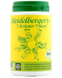 HEIDELBERGERS 7 Kräuter Stern Bio-Qualität Pulver