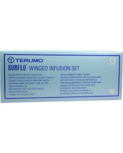 SURFLO Perfusionsbesteck 23 G 30 cm blau