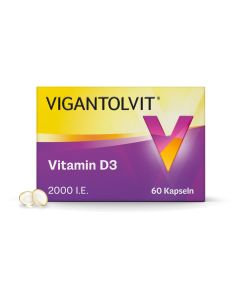 VIGANTOLVIT 2.000 I.E. Vitamin D3 Weichkapseln-60 St