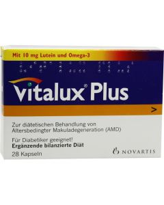 VITALUX Plus 10 mg Lutein Kapseln