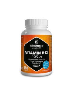 VITAMIN B12 1.000 myg hochdosiert vegan Tabletten